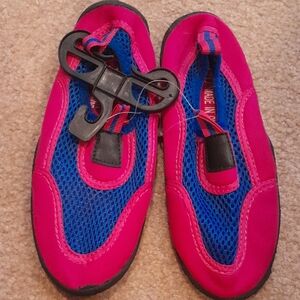 Bright Pink & Blue Water Shoes Kids Size  13/1